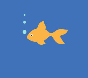 Minimalistang sining na astig na isda wallpaper