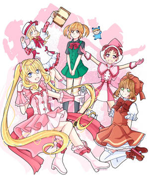 Mirmo De Pon pink ladies wallpaper — Motorola Razr Ultra 2025 Wallpaper