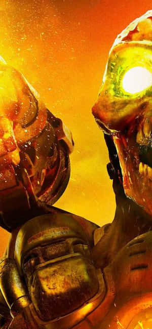 Iphone Xs Doom Background — Galaxy S25 Ultra Wallpaper