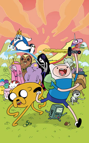 Mobile Adventure Time wallpaper — Galaxy Tab S9 Wallpaper