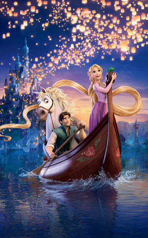 Mobile Tangled Rapunzel wallpaper — Honor Pad Wallpaper