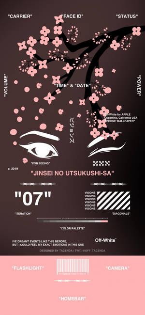 Japanese Off White Wallpaper — iPhone 17 Pro Wallpaper