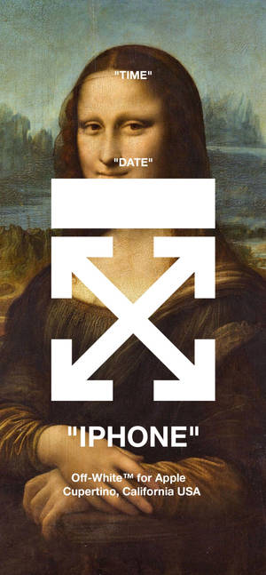 Mona Lisa Off-White IPhone wallpaper. — 1290x2796 Wallpaper