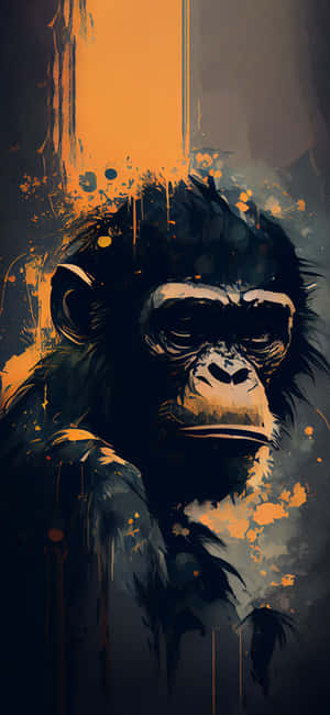 Monkey background — Pixel 8 Wallpaper
