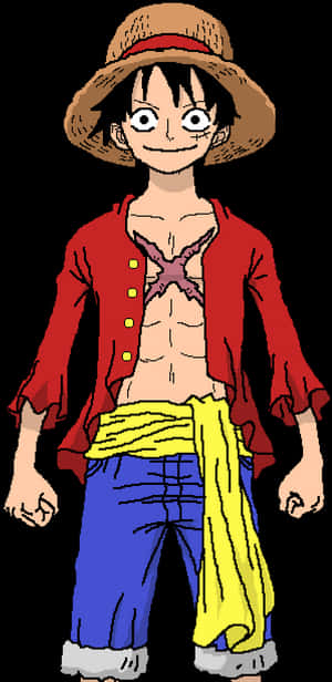 Monkey D. Luffy Png, Transparenteng Png — Pastel na iPhone Wallpaper