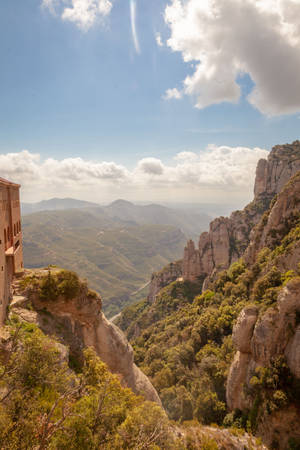 Montserrat Forest Mountains — Nature Wallpaper