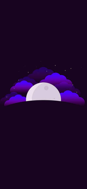 Bwan Purple Ulap Minimalist Android — Pixel 10 Pro Wallpaper