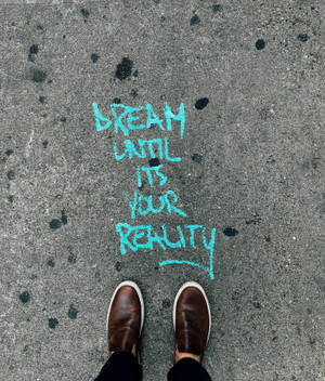 Motivasyonal na Pangarap na Quote wallpaper — Galaxy Z Fold 6 Wallpaper