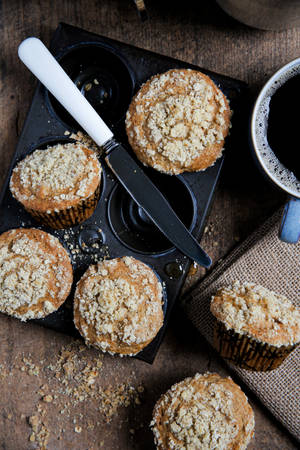 Muffins na may oats wallpaper — 2:3 Wallpaper