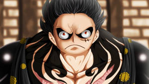 Wallpaper ng mukha ni Luffy Gear 4 — Luffy gear 4 Wallpaper