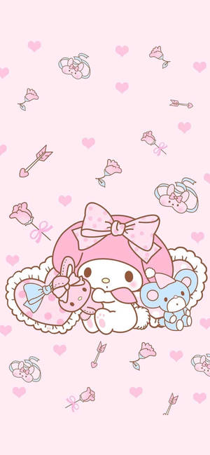 My Melody White Rabbit wallpaper — iPhone 18 Wallpaper