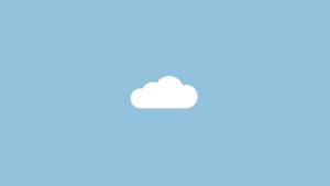 Nag-iisang Ulap na Simple Blue Aesthetic