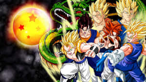 Nagpapalakas ang mga Super Saiyan sa ‘Dragon Ball Super’ — Dragon ball super GIF Wallpaper