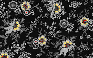 Nakakaakit na Madilim na Background na Bulaklak — Madilim na floral Wallpaper
