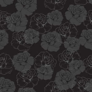 Nakakaakit na Madilim na Bulaklak na Background — Madilim na floral Wallpaper