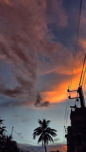 Nakakaakit na wallpaper ng tanawin ng langit — iPhone 8 Plus Wallpaper