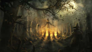 Nakakatakot na Background ng Halloween
