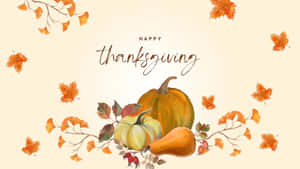 Nakakawang background ng Thanksgiving — Cute Thanksgiving Wallpaper