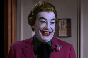 Nakangitingiting si Cesar Romero bilang Joker — Joker Wallpaper