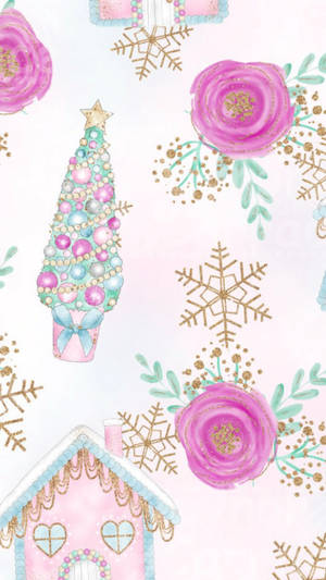 Nakatutuwang Aesthetic na Christmas Card