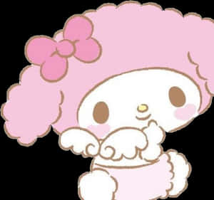#akin #transparente #mymelody #kulayrosas #anghel #pakpaknganghel - Nakatutuwang Transparenteng Png ni My Melody, Png Download