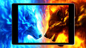 Napaka-Cool na Lobo — Astig na lobo Wallpaper