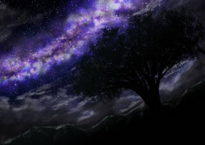 Napakagandang Milky Way Sky Dark 4k