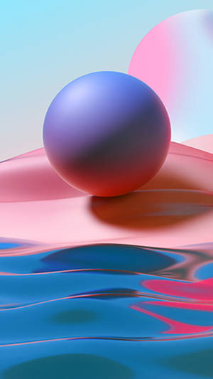 Purple Ball Iphone 7 Original — Purple Wallpaper