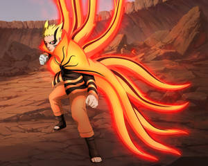 Naruto Baryon Mode Larangan ng Digmaan — Naruto Baryon Mode Wallpaper