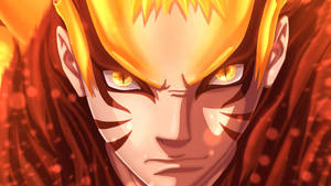 Naruto Baryon Mode Naglalagablab na mga Mata — Naruto Baryon Mode Wallpaper