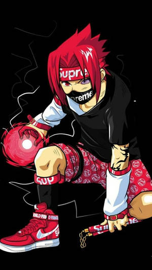 Wallpaper ng Naruto Supreme Binatang Sasuke