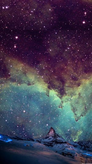 Nebulas at Galaxy Phone — Galaxy phone Wallpaper
