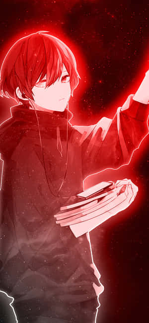 Neon Anime Izumi Miyamura — Galaxy S25 FE Wallpaper