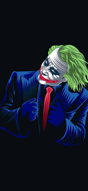 Joker Ledger neon portrait wallpaper — 1290x2796 Wallpaper