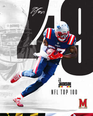 NFL Top 100 2021 Ranggo 49 Football Cornerback JC Jackson