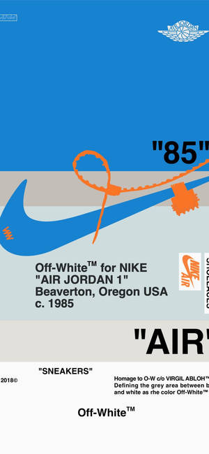 Nike iPhone Airplane Ticket — iPhone X Wallpaper