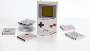 Nintendo Game Boy na May mga Cartridge wallpaper