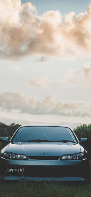 Nissan Silvia S14 — Galaxy A56 Wallpaper