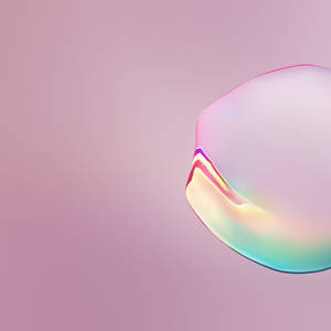 Note 10 pink water droplet wallpaper — Tecno Phantom V Flip2 Wallpaper
