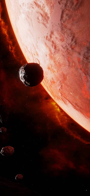 Note 10 Plus Asteroids wallpaper — Pixel 9 Pro Wallpaper