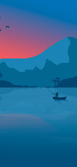 Note 10 Plus Cold Sunset wallpaper