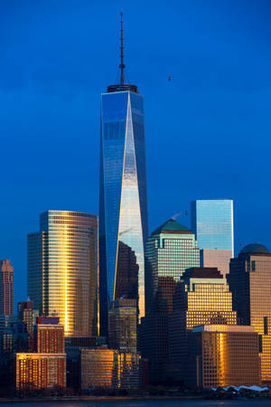 Nakatakip na One World Trade Center — Astig na GIF Wallpaper