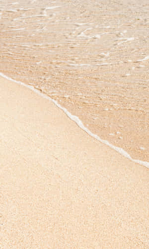 Ocean Beach Waves Hitting Sand — Infinix Xpad Wallpaper