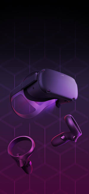 Oculus Quest 2 Purplish Abstract Art wallpaper — 1290x2796 Wallpaper