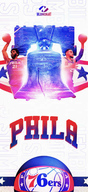 76ers Iphone — Galaxy A54 Wallpaper