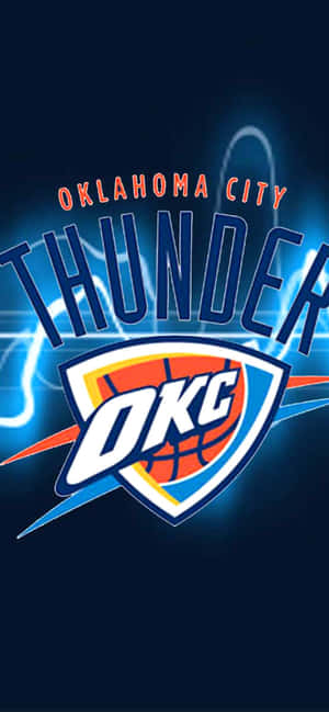 Oklahoma City Thunders OKC Logo NBA League — Galaxy A56 Wallpaper