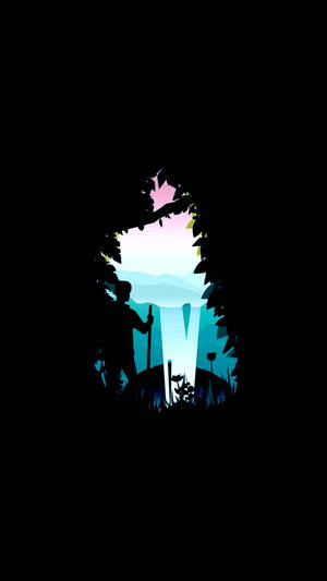 Oled Human Silhouette wallpaper