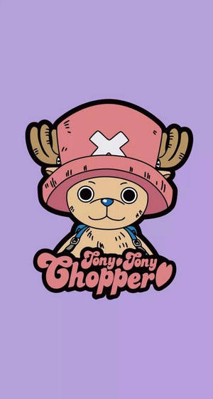 One Piece Phone Chopper Sa Lilang Background