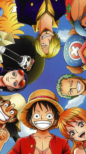 One Piece Telepono Straw Hat Pirates Circle