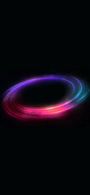 Orbiting red circle wallpaper — iPhone 14 Plus Wallpaper